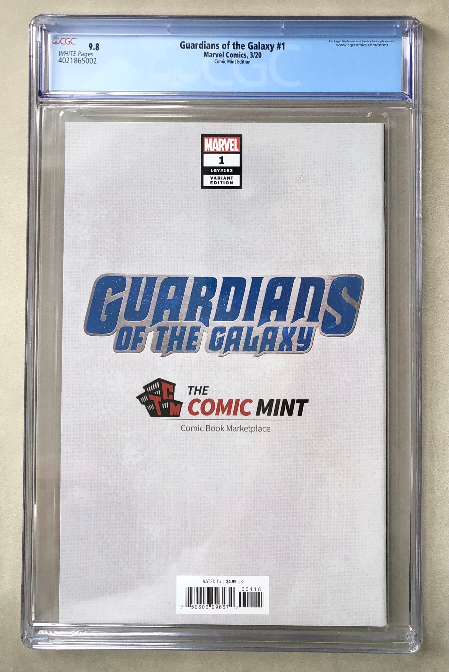 Guardians of the Galaxy 1 CGC 9.8 (Marvel 2020)